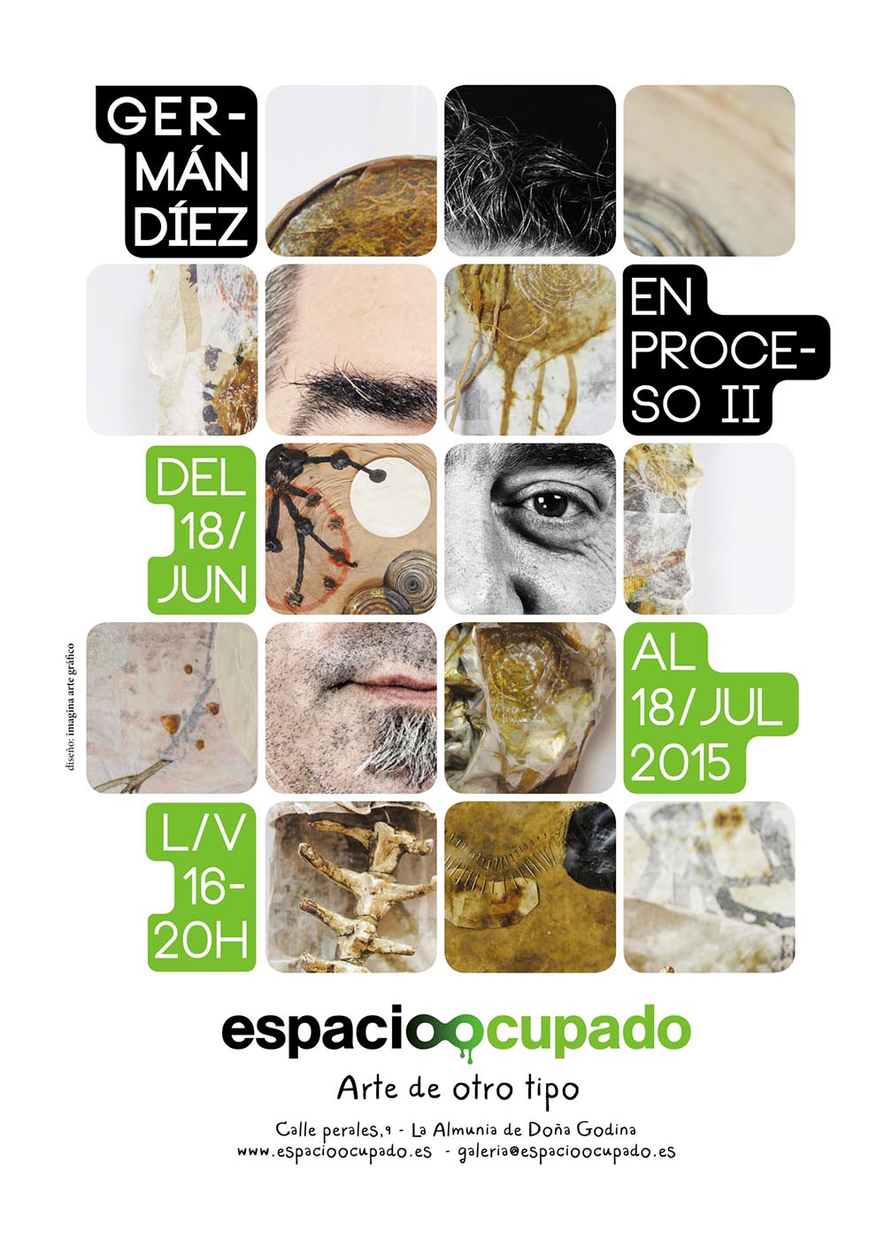 En proceso II - Exposición de Germán Díez en Imagina Arte Gráfico