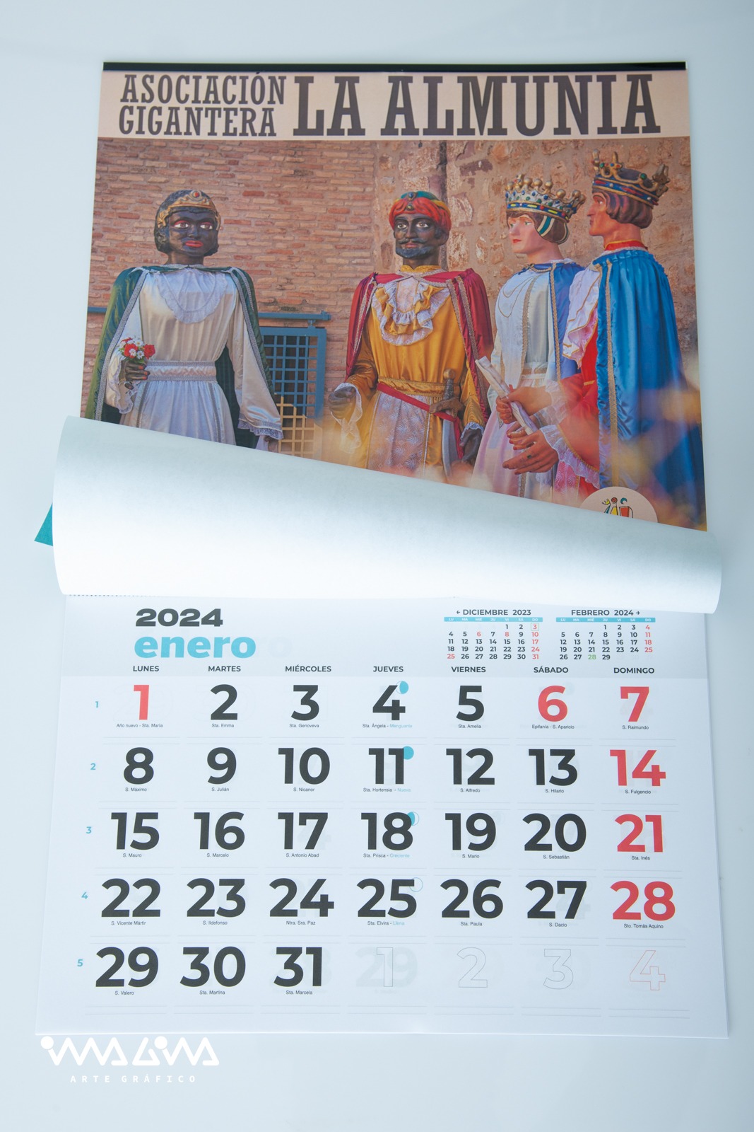 Calendarios personalizados 2024