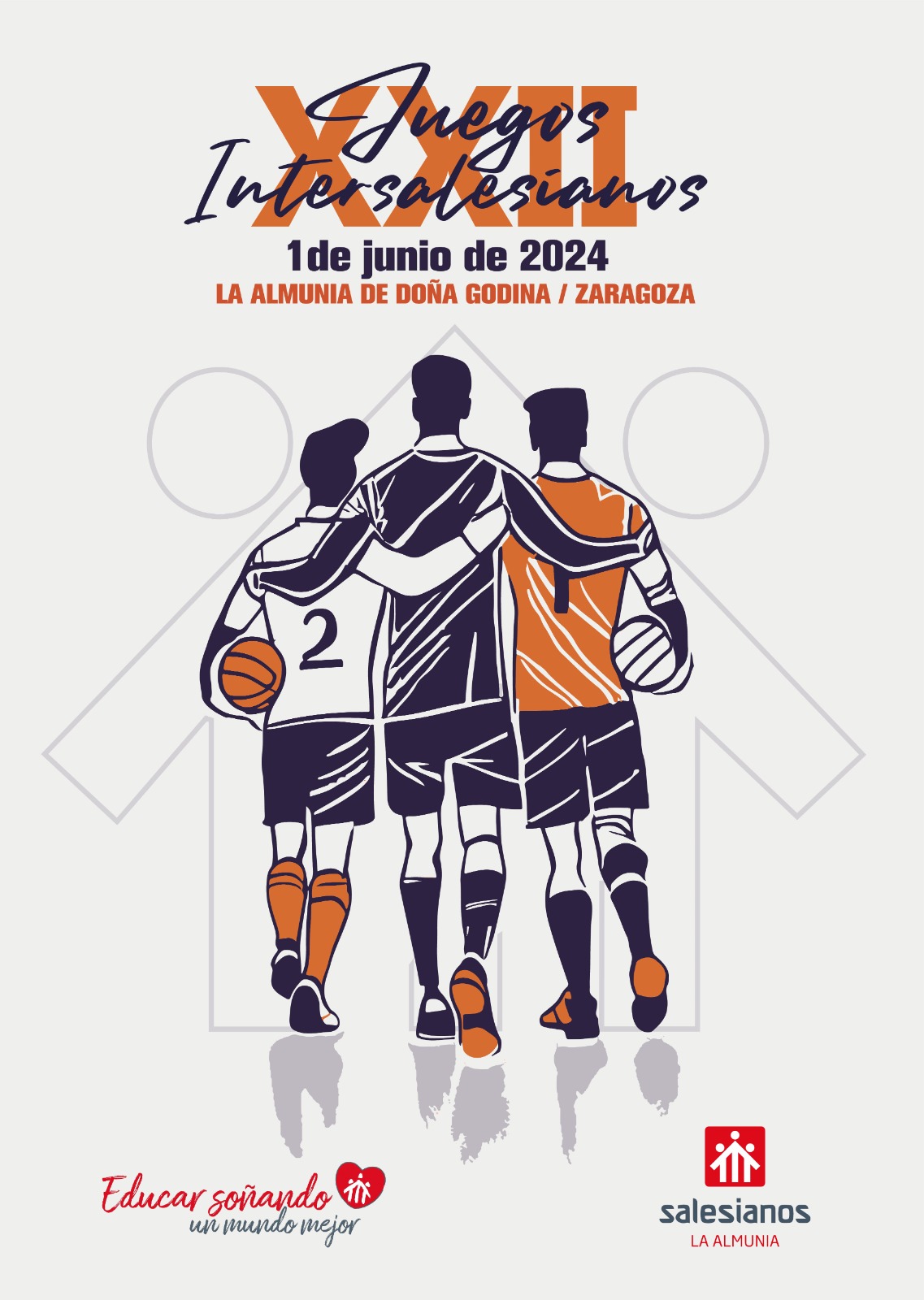 Cartel Juegos Intersalesianos - Imagina Arte Gráfico - 2024