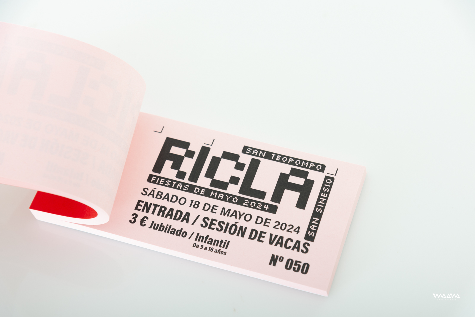 Entradas - Fiestas de Mayo Ricla 2024 - Diseño Imagina Arte Gráfico