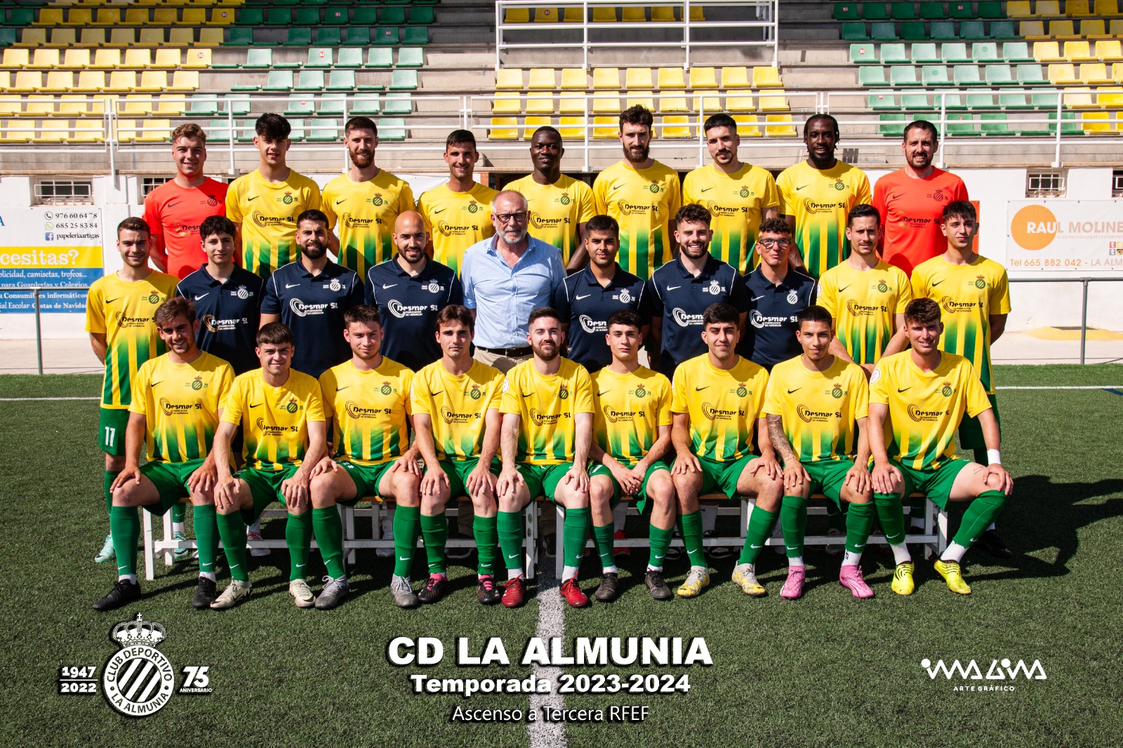 CD La Almunia - Temporada 2023-2024 - Foto Imagina Arte Gráfico